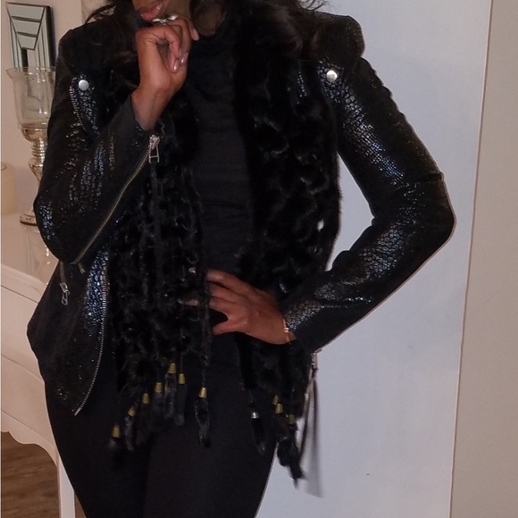 Zipper Reptile print Jacket - Picture 9 of 9